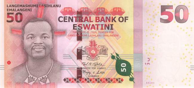 Swaziland p44C 50 Emalangeni 2018